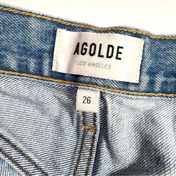Agolde Parker Distressed Jean Shorts Size 26